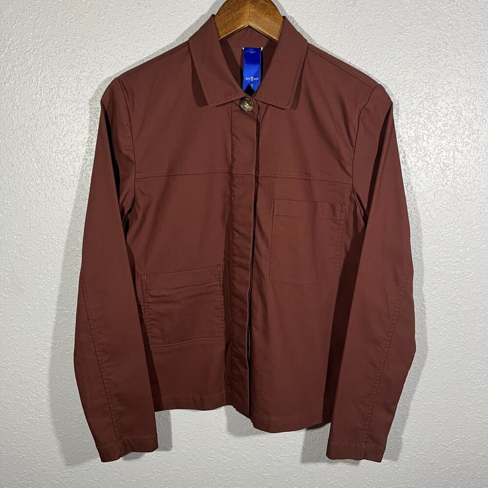 Kit And Ace Womens Navigator Ride Jacket Red Size 2